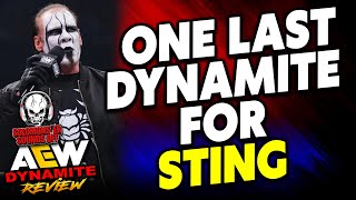 AEW Dynamite 22824 Review  STINGS DYNAMITE FAREWELL AND HANGMAN REVEALS HIS REVOLUTION STATUS [upl. by Ahsal]