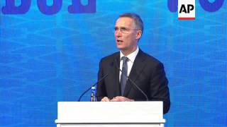 Stoltenberg urges NATO members on Montenegro [upl. by Reniar858]