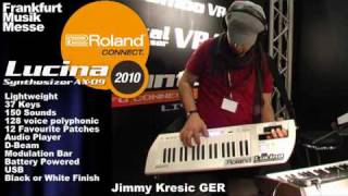 Lucina AX09 Frankfurt Musikmesse 2010 Booth Demo [upl. by Ahsilaf]