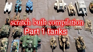 scratch built collection built these past four years part 1 [upl. by Amme]