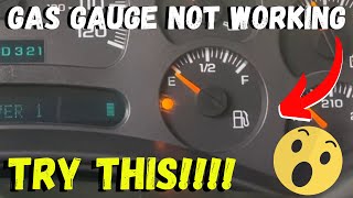 Gas Gauge Not Working How to test Fuel Level sensor [upl. by Bundy]