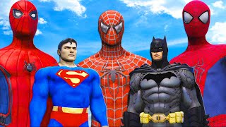 BATMAN and SUPERMAN vs SPIDERVERSE SpiderMan 2002 Amazing SpiderMan SpiderMan MCU [upl. by Rozele]