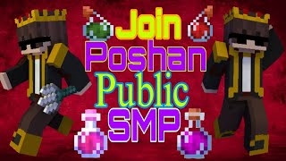 Public Poshan SMP Join  Join Public SMP Live 🔴  minecraft pocket edition smpJoin survival New SMP [upl. by Otrebcire]