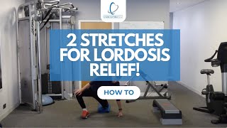 2 Stretches to Fix Lordosis Improve Your Posture Today [upl. by Bernardina]