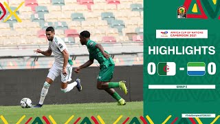 Algeria 🆚 Sierra Leone Highlights  TotalEnergiesAFCON2021  Group E [upl. by Errol]