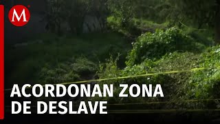 Gracias a alarma vecinal habitantes de Naucalpan pudieron pedir ayuda tras deslave [upl. by Hnad604]