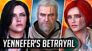 Witcher 3 Yennefer Betrays the Lodge  Deleted Ending  REDkit Restoration [upl. by Awra]