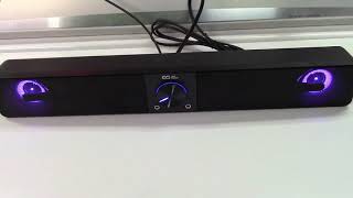 ELEGIANT Mini Soundbar Speaker For PC Review [upl. by Xavier]