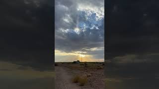 Crepuscular rays in the am lunacounty newmexico nature sky rays sunrise clouds [upl. by Ahsial]