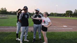 Post Game Interview  Black Sox Win the Championship [upl. by Mayes]