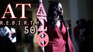 Alpha Tau Chapter of Delta Sigma Theta New Initiate Presentation  Rebirth 50 Spring 18 [upl. by Ailin706]