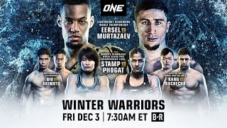 ONE Winter Warriors World Champ Regian Eersel DEFENDS Belt vs Russian Sensation Islam Murtazaev [upl. by Aihtnic]