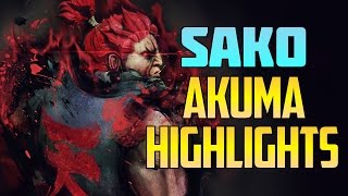 SFV S2 ▰ Sakos Akuma Is Amongst The Best [upl. by Nylecyoj]