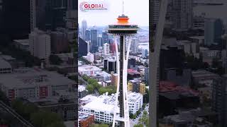 Seattle Space Needle  USA Best Attractions [upl. by Asilana97]