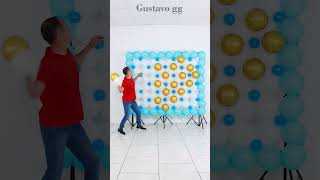 🔴 PARED DE GLOBOS 😉👍 como hacer pared de globos paso a paso  decoracion con globos  Gustavo gg [upl. by Charlene]