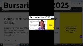 Bursaries for 2025 academic yearAccounting students universityprep universityadmissions [upl. by Einnaoj534]