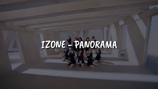 with mv IZONE 아이즈원  Panorama easy lyricsindo sub [upl. by Charmion364]