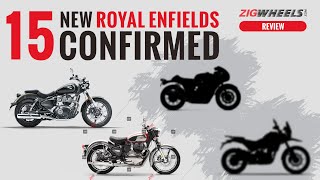 15 New Royal Enfields Coming By 2025  Himalayan 450 Classic 650 Bullet 350 And Himalayan 650 [upl. by Anazraf]