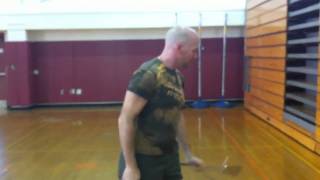 Color Guard How To  Sabre Shoulder Roll [upl. by Janaye787]