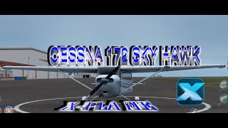 X PLANE 10 MOBLE CESSNA 172 TAKEOFF FROM PHNOM PENH AIR PORT TO LAND AT MOUNTAIN AREA [upl. by Meerak667]