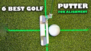 6 BEST GOLF PUTTER FOR ALIGNMENT 2023 CHOOSING PROPER GOLF PUTTING ALIGNMENT [upl. by Gayner893]