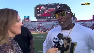 Deion Sanders breaks down Colorados DOMINANT 34 7 win over Arizona [upl. by Alad34]