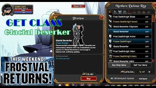 AQW Get Glacial Berserker Class FREE Version FROSTVAL RETURNS [upl. by Rech]