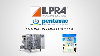 Pentavac Vertical Form Fill Seal  QUATTROFLEX Mozzarella Packaging  Futura HS [upl. by Ihsakat]