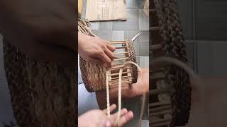 Paano gumawa ng basket gamit ang Abaca craftideas foryou diy [upl. by Uhsoj]