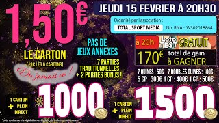 LOTO MAYA en LIVE du Jeudi 15 Février 2024 [upl. by Assereht]