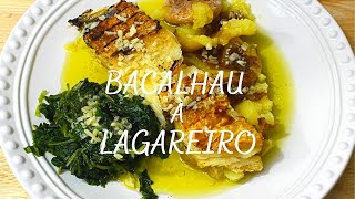 Bacalhau à Lagareiro the Portuguese traditional cod dish and its sauce by Gabriela Libanio [upl. by Gale229]