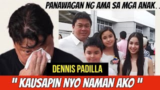 EXCLUSIVE DENNIS PADILLA MAY PANAWAGAN KINA JULIA CLAUDIA AT LEON BARRETTO [upl. by Eissim]