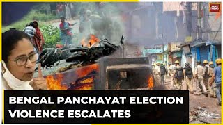 Bengal Panchayat Election Death Toll Mounts 19 MHA Said No Violence In Booths Where Force Deployed [upl. by Pauly]