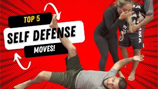 5 Self Defense Moves EVERYONE should know  Ft Arthur amp Gokor Chivichyan [upl. by Yreved56]