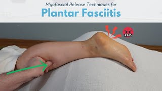 FOOT MASSAGE Tutorial Pt 1 Myofascial Release for Plantar Fasciitis [upl. by Arny]