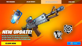 NEW SEASON 4 WEAPON UPDATE SOON Fortnite LIVE [upl. by Eniloj832]