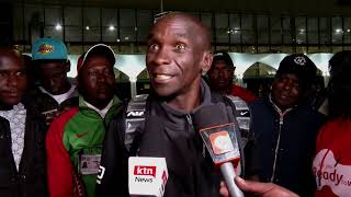 ELIUD KIPCHOGE INTERVIEW [upl. by Arraek48]