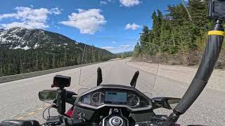 2023 Goldwing Adventures Quick taste Ridin the Canadian Rockies [upl. by Atinram]