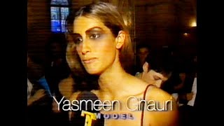 JeanPaul Gaultier Haute Couture Fall 1997 Fashion TV Yasmeen Ghauri [upl. by Natsuj]