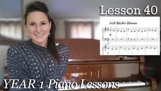 Free Beginner Piano Lessons  40  Finger Gym Hanon 1 Ascending LH  Year 1 3 8 [upl. by Steffi]