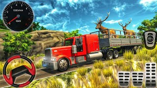 Wild Zoo Animal Transport Simulator  Real Offroad Delivery Drive 2024  Android Gameplay [upl. by Eenimod]