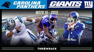 The Odell amp Norman BRAWL Game Panthers vs Giants 2015 Week 15 [upl. by Cirle]