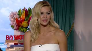 Baywatch Alexandra Daddario Zac Efron amp Kelly Rohrbach Official Interview  ScreenSlam [upl. by Keyes]