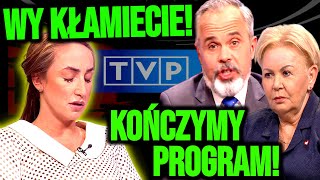 SKANDALICZNA DEBATA TVP ZAKOŃCZYLI PROGRAM po UJAWNIENIU SZOKUJĄCYCH FAKTÓW [upl. by Ayotahc]