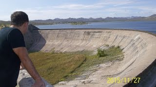 Excursión al vertedor de la presa Oviachic Fam Carrillo Castro 2015 11 27 [upl. by Aleafar]