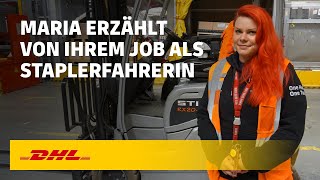 Was macht eigentlich…  Maria – Staplerfahrerin am DHL Hub Leipzig [upl. by Noxid]