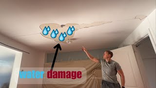 DIY Ceiling Plaster Repair After Water Damage Expert Tips [upl. by Zehc]