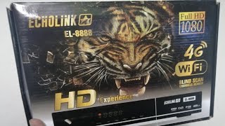 Echolink 8888 HD Receiver Unboxing amp Full Review [upl. by Cirderf]