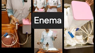 Enema procedure enema collegelife ayurveda medico [upl. by Anircam]