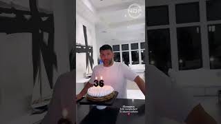 El Kun Aguero cumplió 36 años y lo festejo a lo grande [upl. by Judenberg]